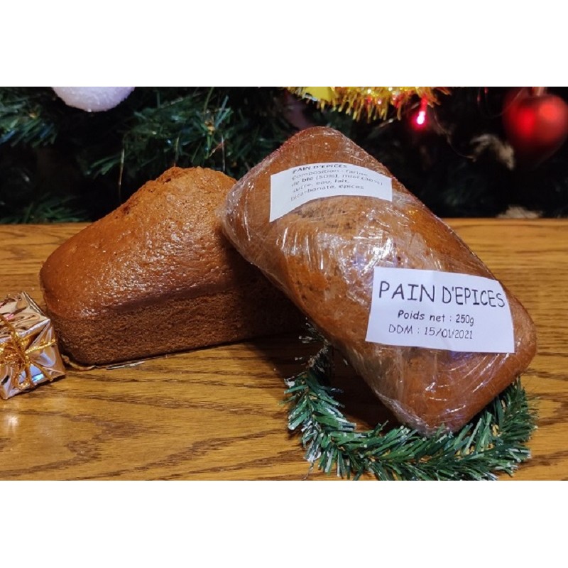 Pain d'épices moulé - 250g - la miellerie