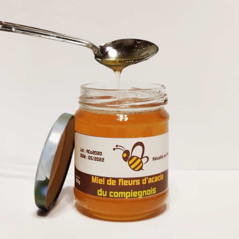 Miel d'Acacia 250gr, Pot de miel